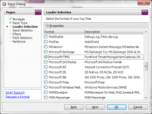 Importing Microsoft Forefront Threat Management Gateway Log Files