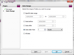 Options for Purging data from your storage