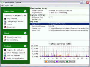 The FlowMonitor Management Console