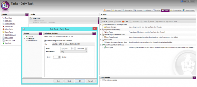 Scheduling The Palo Alto Reporting Process