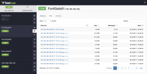 Fortinet FortiGate Syslog Text Files created in Fastvue Syslog
