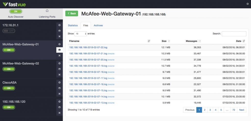 mcafee web gateway url filter database module